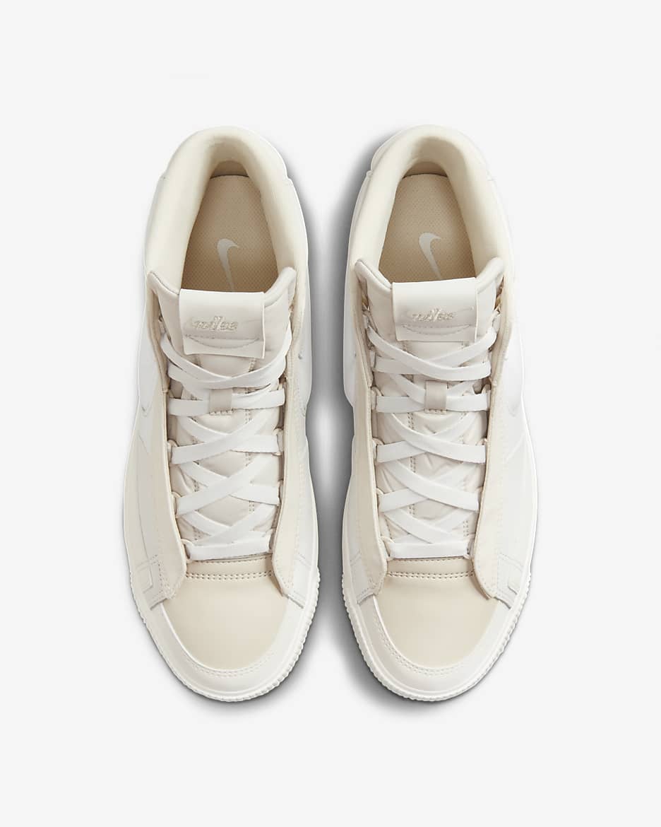 Beige nike blazers online